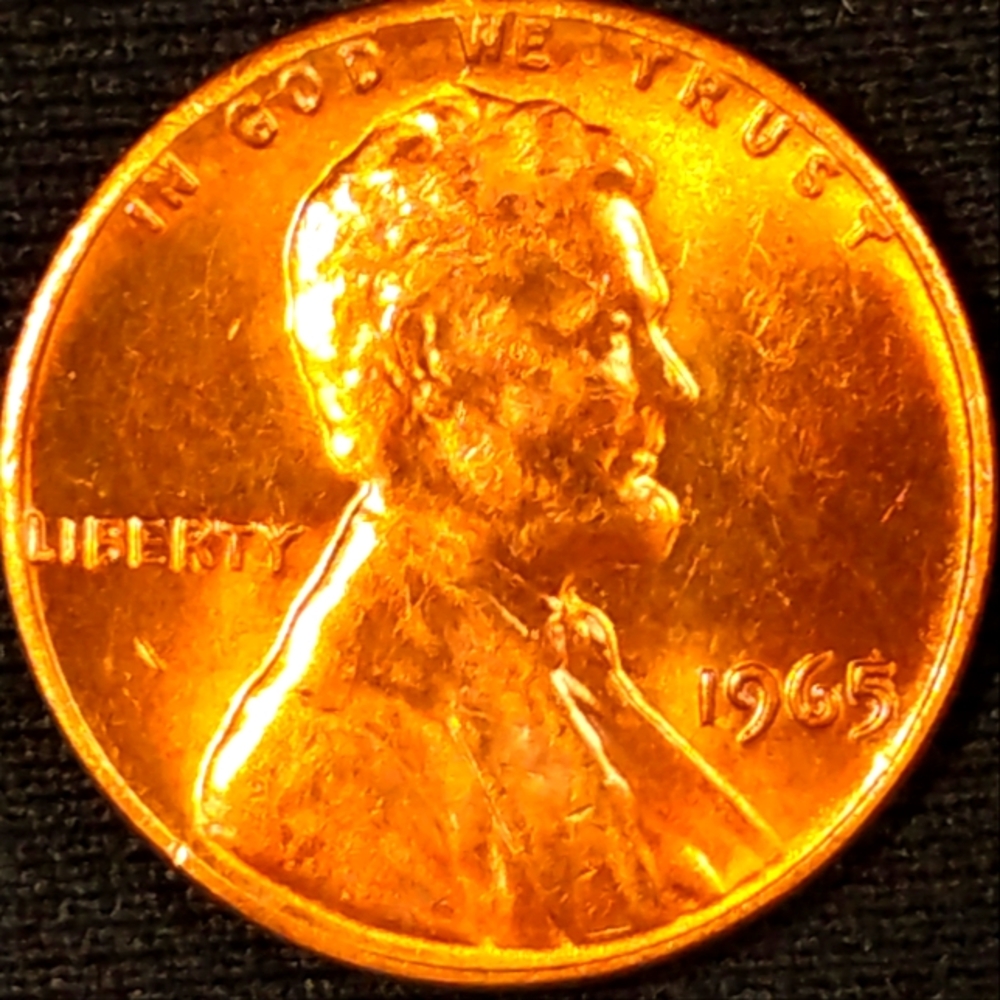 🔥1965 P Lincoln Penny🔥 In Brilliant Condition💯❤️
